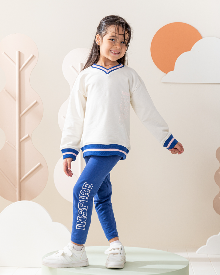 Grl Pwr Awesome Children's Pajamas Girls Sweatshirt and Leggings